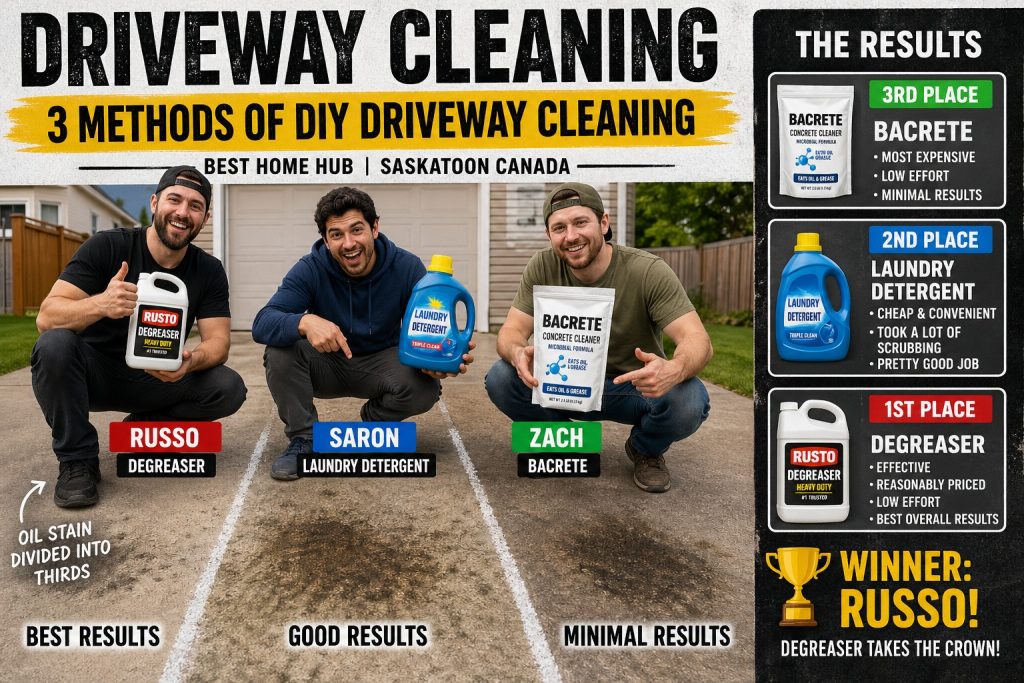 3 Methods of DIY Driveway Cleaning