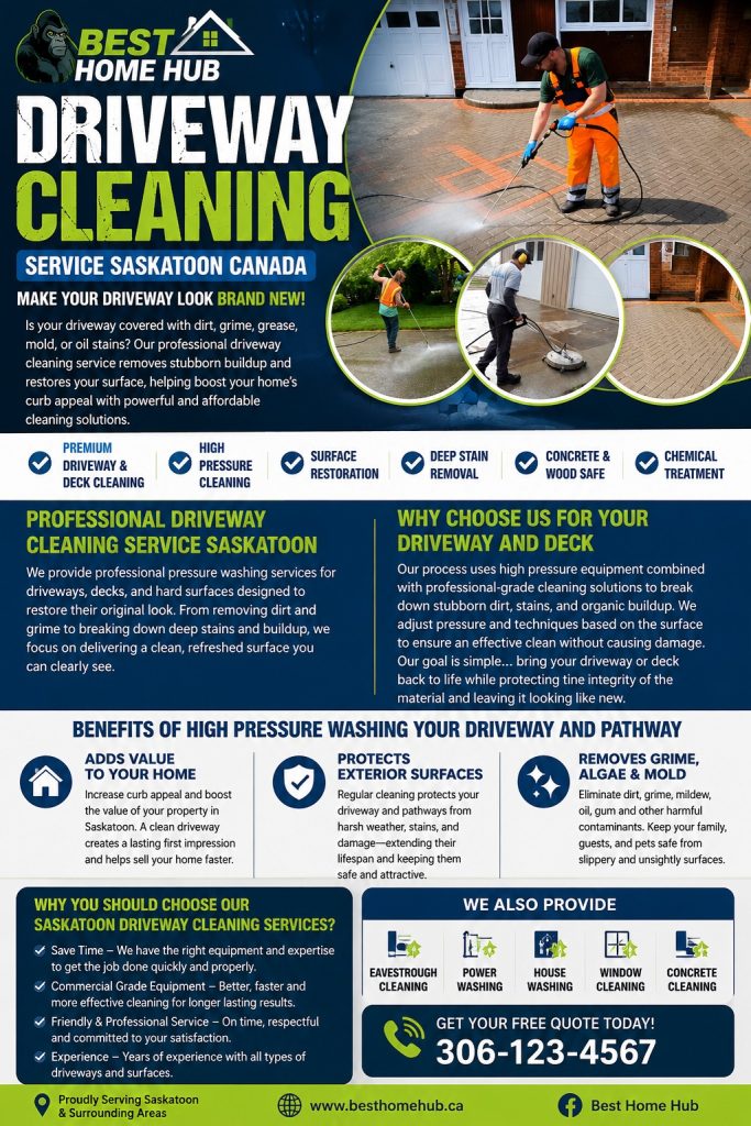 Driveway Cleaners in Saskatoon, Canada