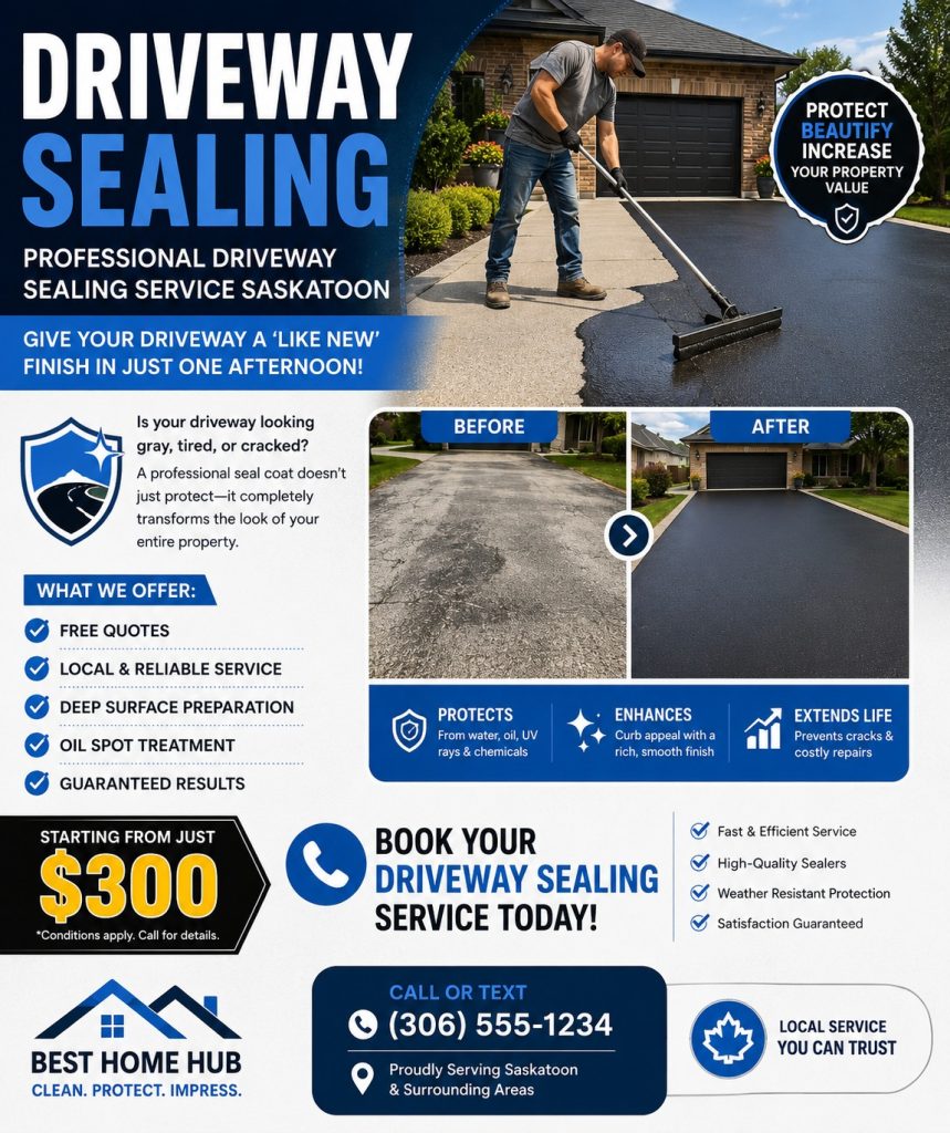 Driveway Sealing Saskatoon